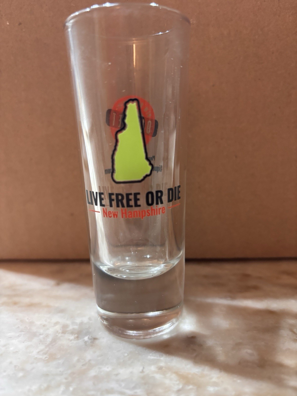 New Hampshire Shooter Shot Glass
