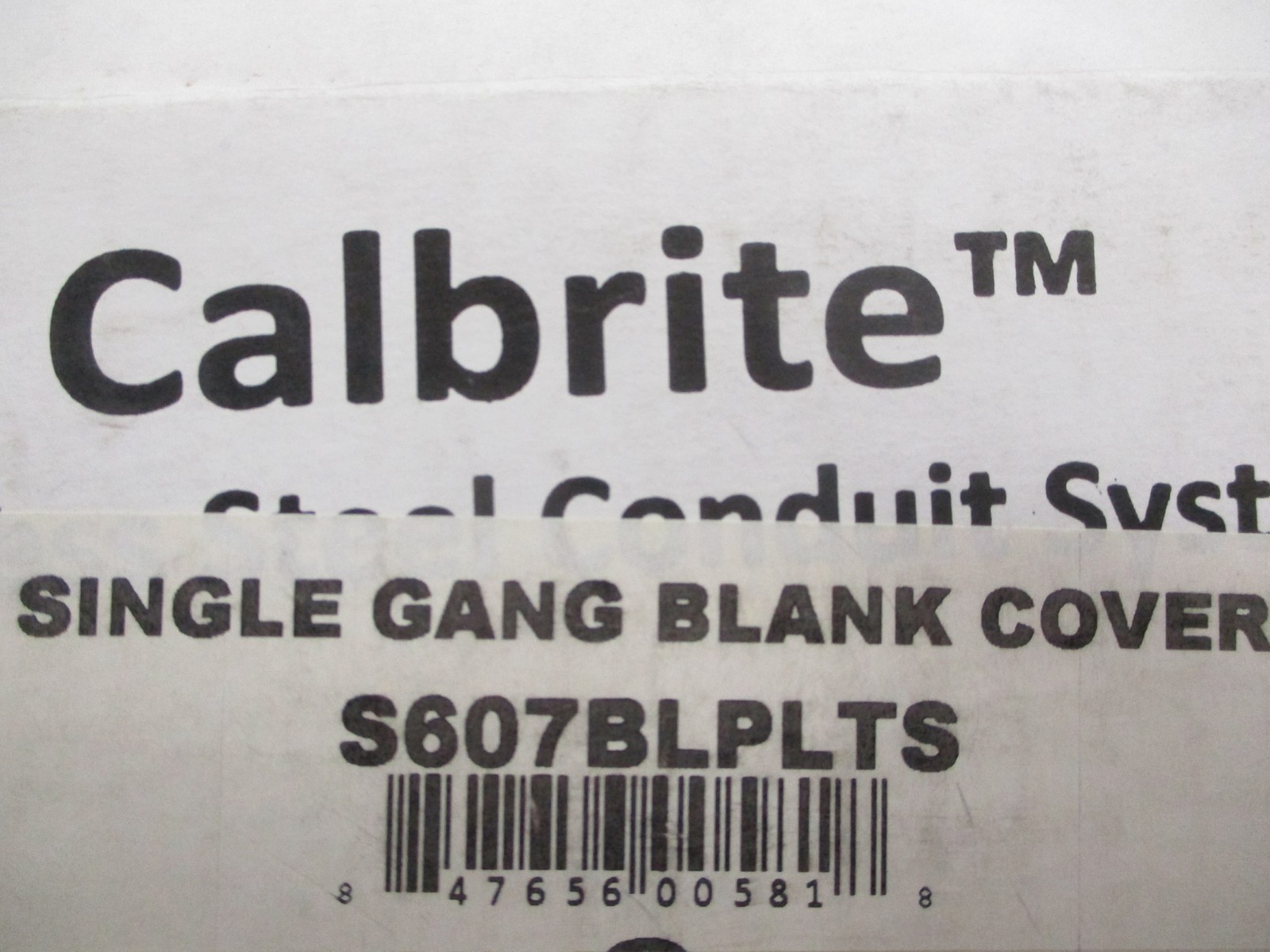 CALBRITE S607BLPLTS BLANK COVER NSNP