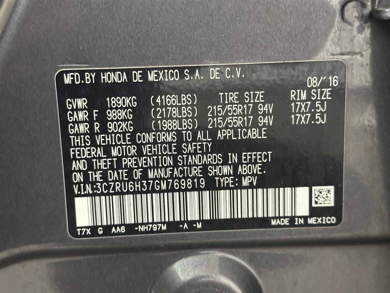 Transfer Case Fits 16-18 HR-V 2817598