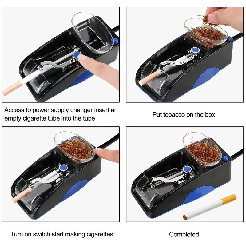 Cigarette Machine Automatic Electric Rolling Roller Tobacco Injector Maker - US