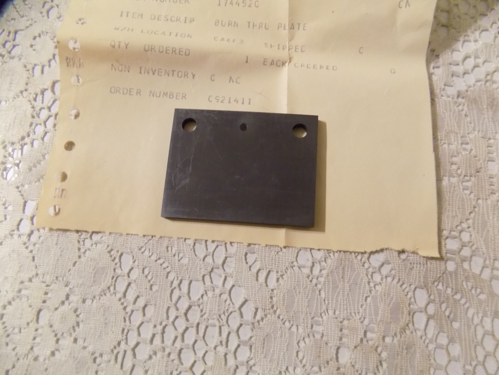 Eaton 1744520 Burn Thru Plate NEW