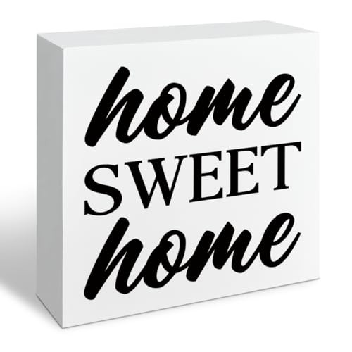 Home Sweet Home Sign, Rustic Wood Signs, Entry Way Signs, Box Sign Home 16