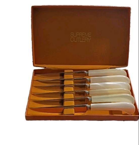RARE Vintage Supreme Cutlery Steak Knife (Mother of Pearl)- Final Price