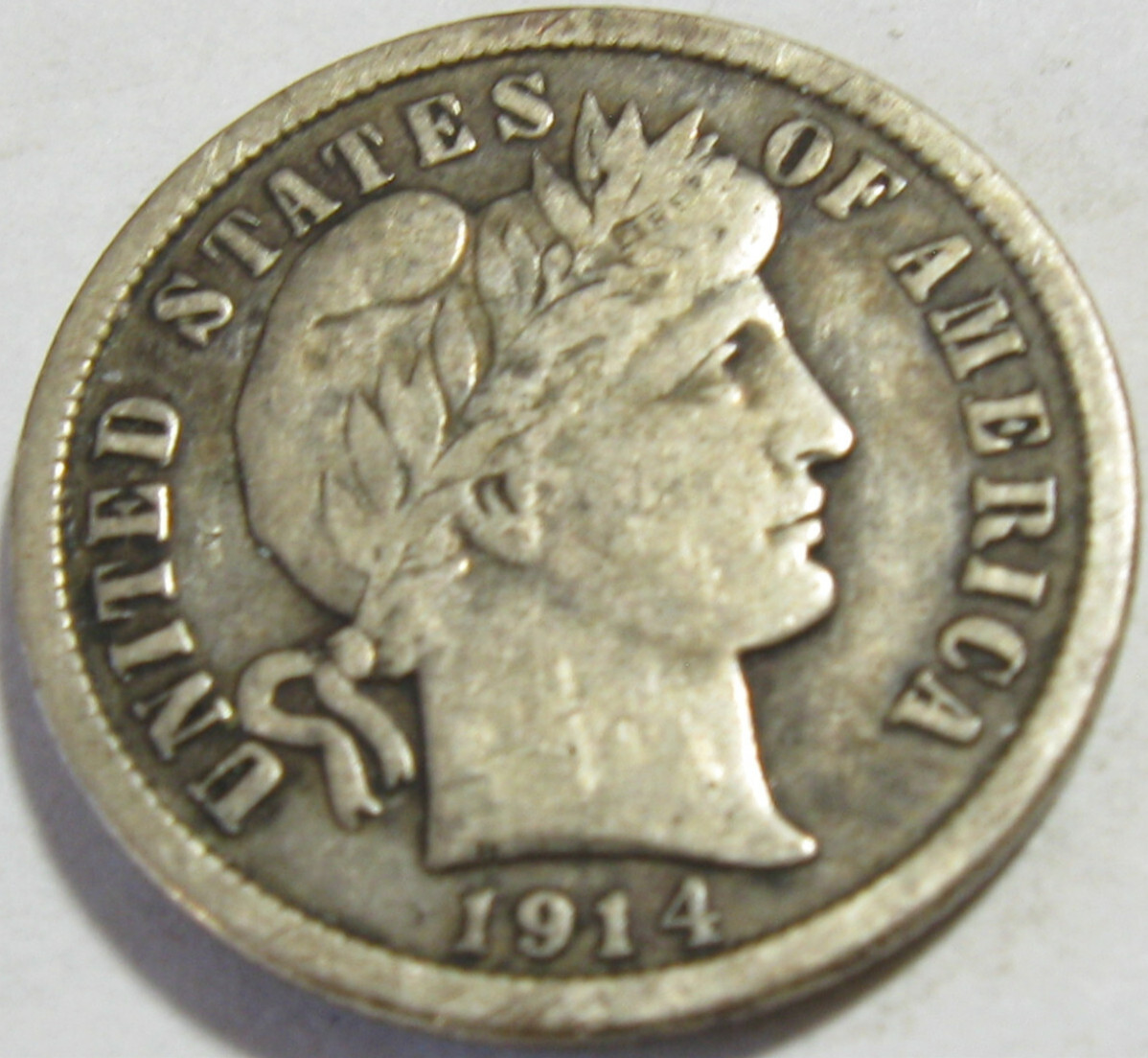 1914-D Barber Dime - #9898