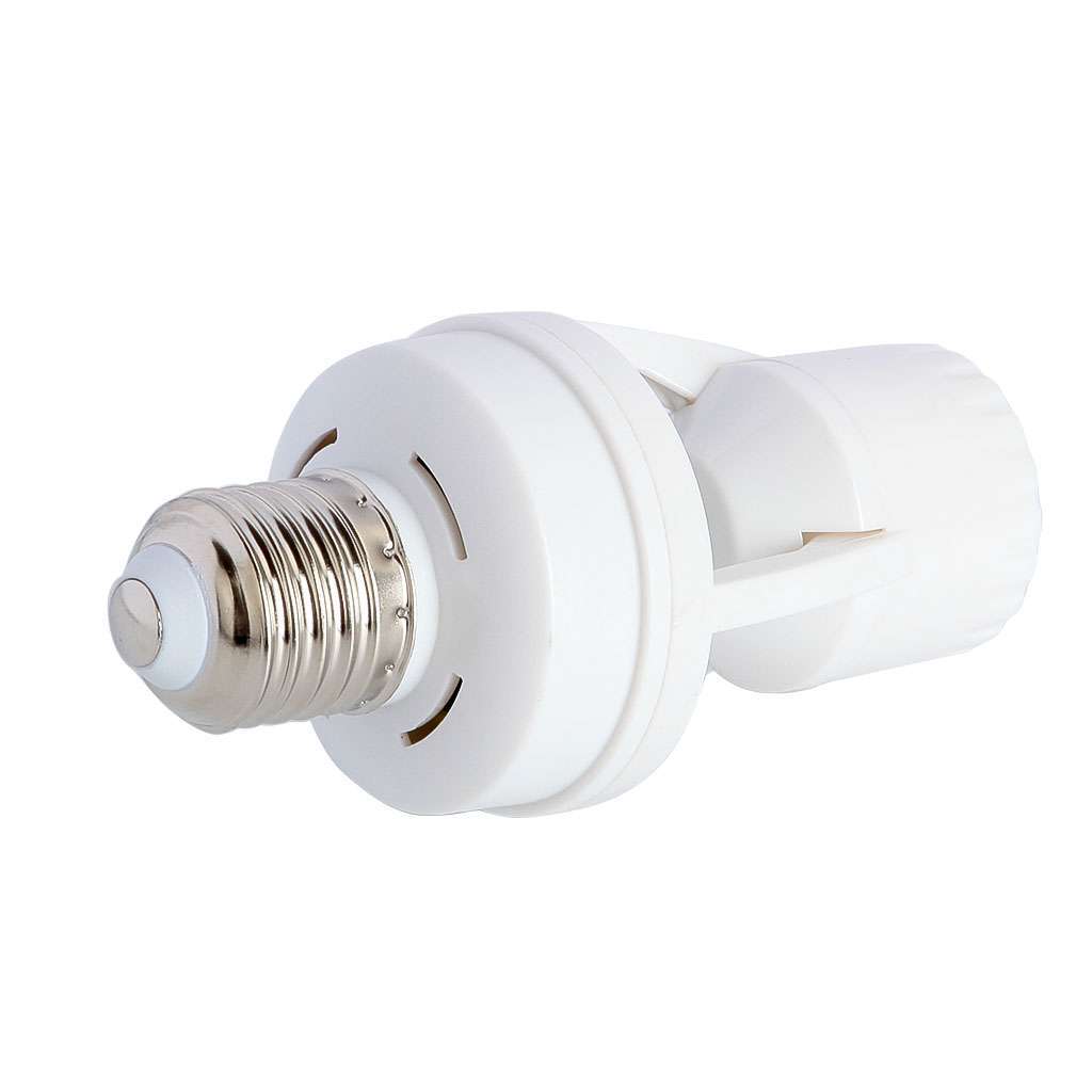 4 Pack E27 LED Light Lamp Bulb Holder Socket Switch Infrared PIR Motion Sensor