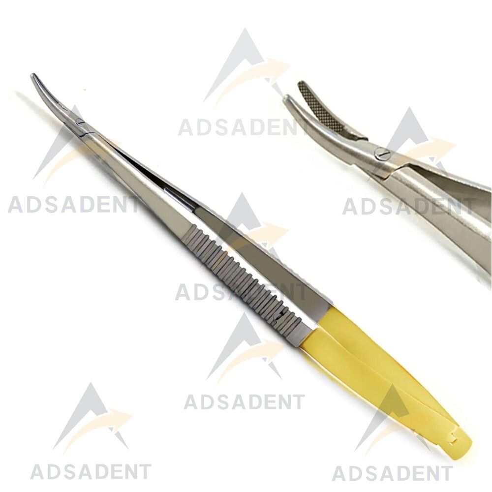 T/C Castroviejo Needle Holder Surgical Dental Curved 7" Stainless German Grade