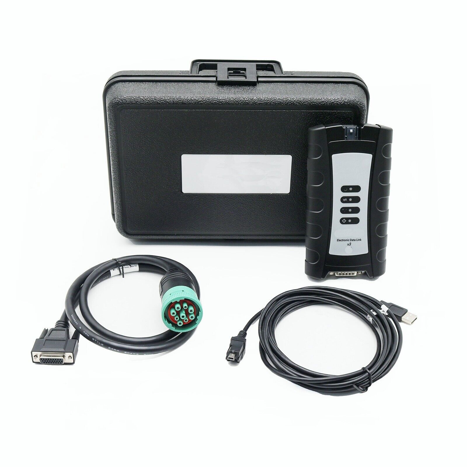 For John Deere EDL V3 DIAGNOSTIC TOOL INTERFACE AND CABLE KIT WITH V5.3 AG/CF