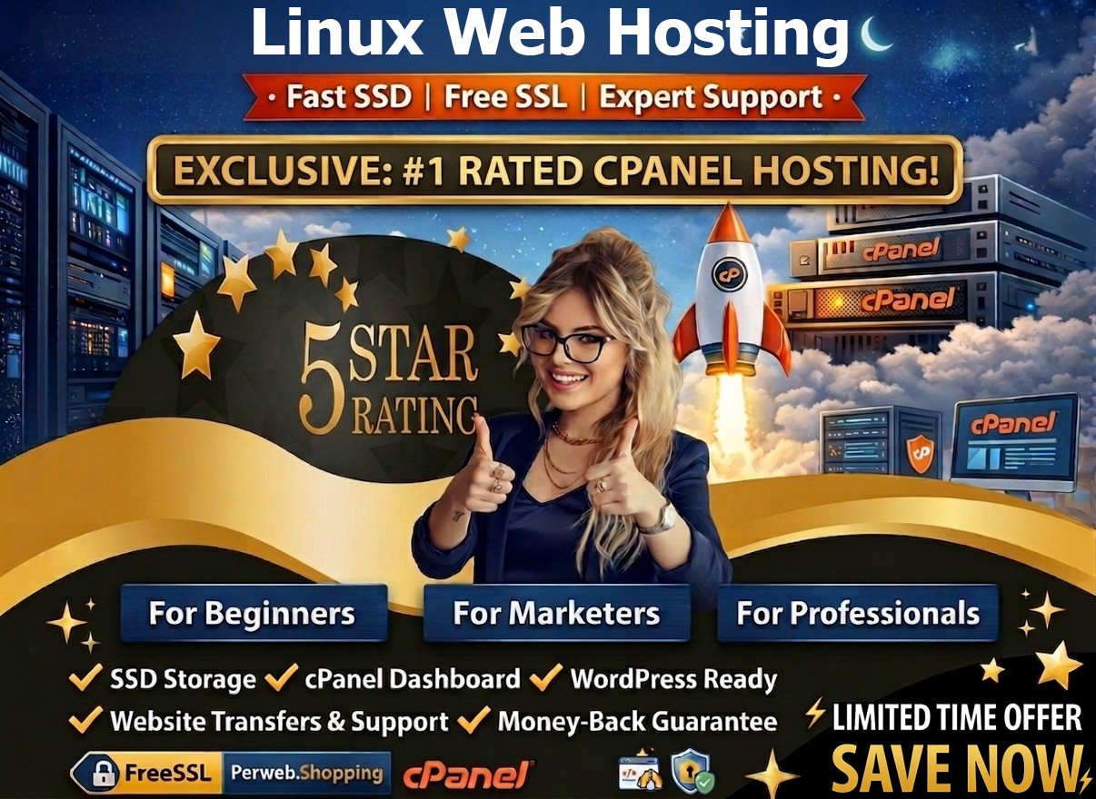 Linux Web Hosting - 🐧Unlimited SSD | Secure SSL | Emails | Support $14.99/Year!