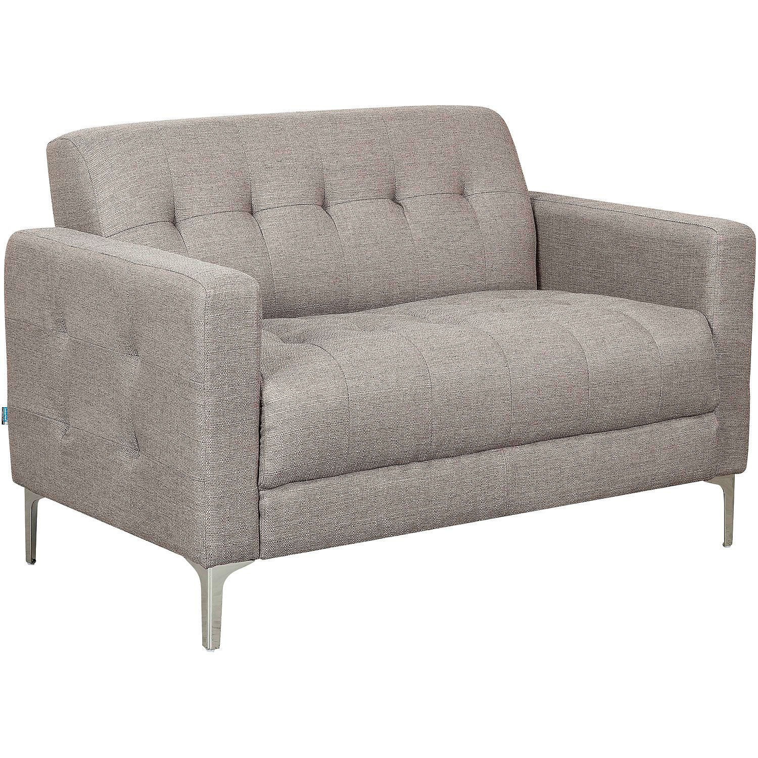 Global Industrial Fabric Upholstered Loveseat 49-1/4"W Tan