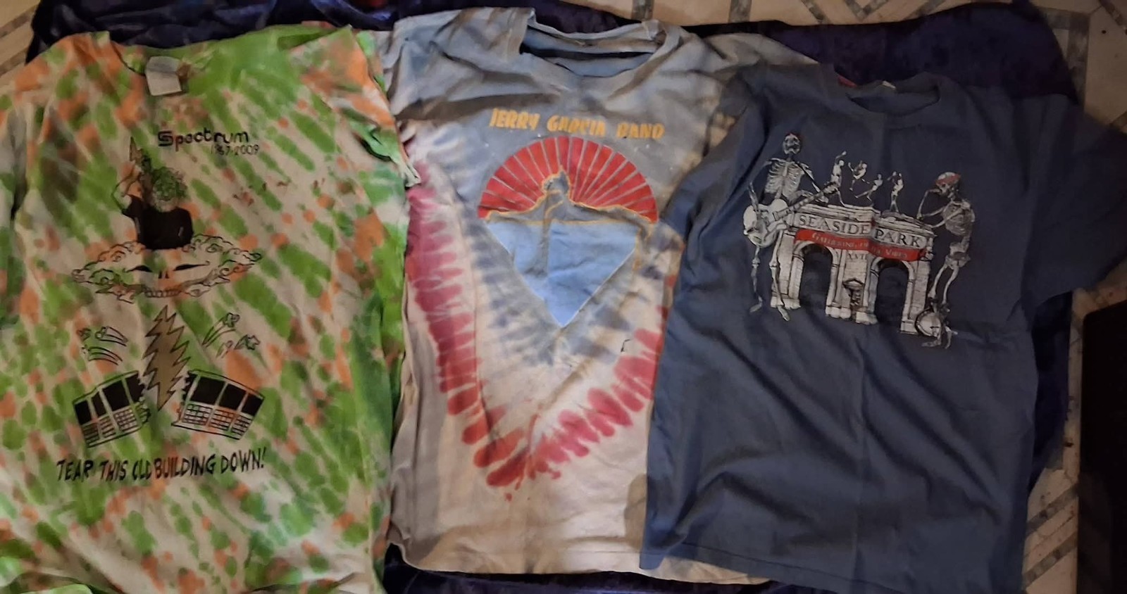 Grateful Dead Jerry Garcia Band Gathering Vibes Phil Lesh Tour T Shirts Vintage