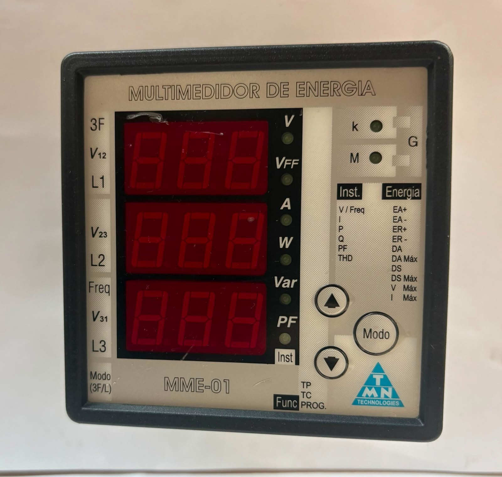 TMN Technologies MME-01 RS-4 3-Phase Digital Energy Multimeter RS-485