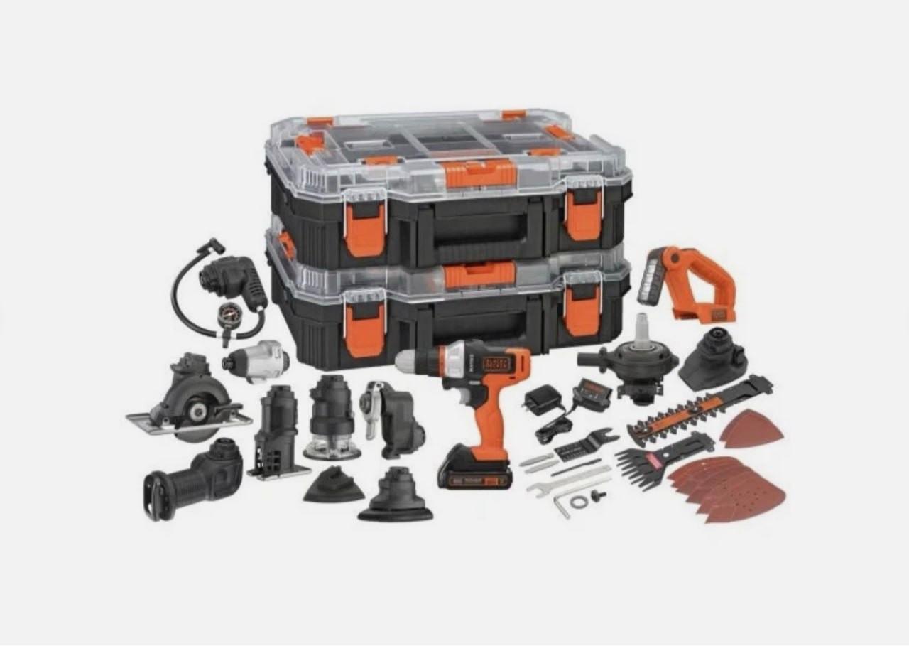 BLACK+DECKER MATRIX™ 20V MAX* Power Tool Kit - BDCDMT1212KITC1 NEW