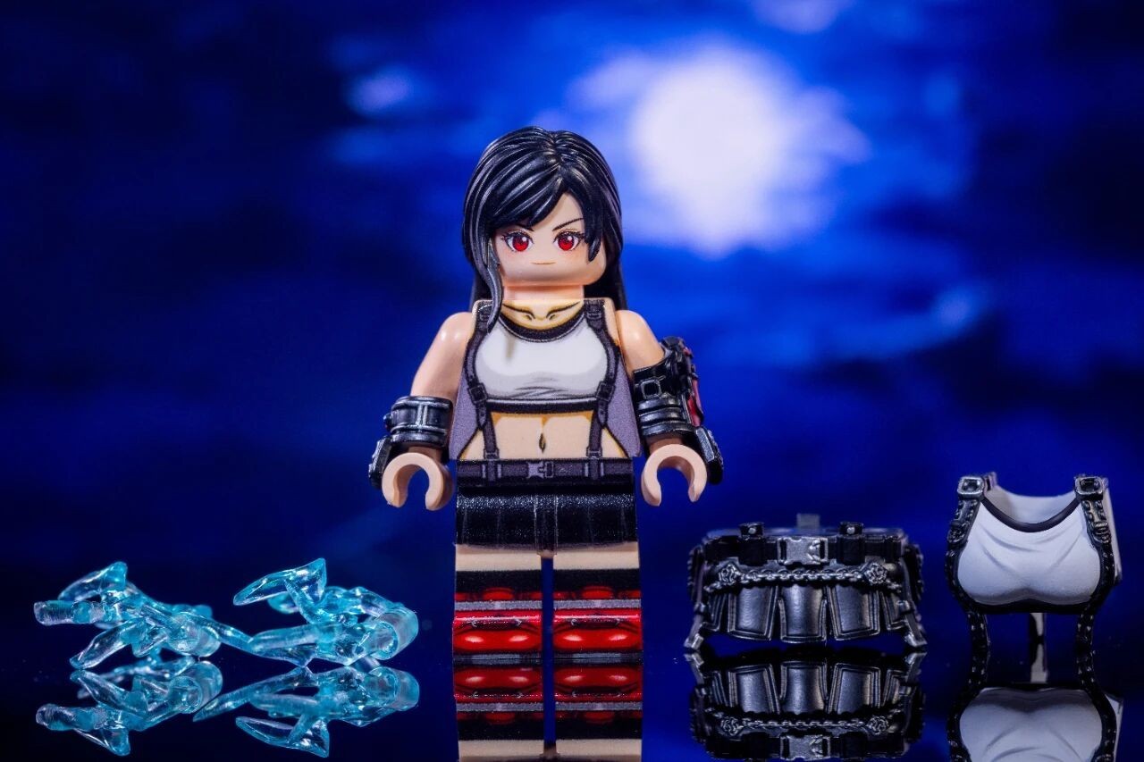 Custom Molded Figurine Accessory -Final Fantasy Tifa Lockhart