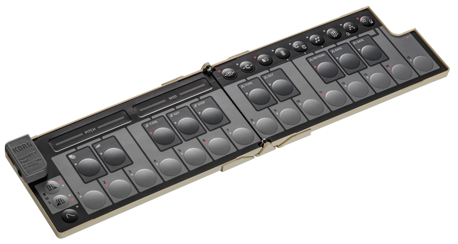 KORG NANOKEY-FD SB Midi Keyboard Fold 25 Keys Compact Controller DTM USB Pass
