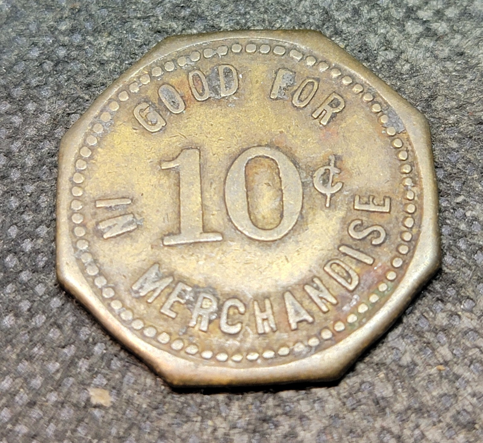 KELLOGG, IOWA TRADE TOKEN L232