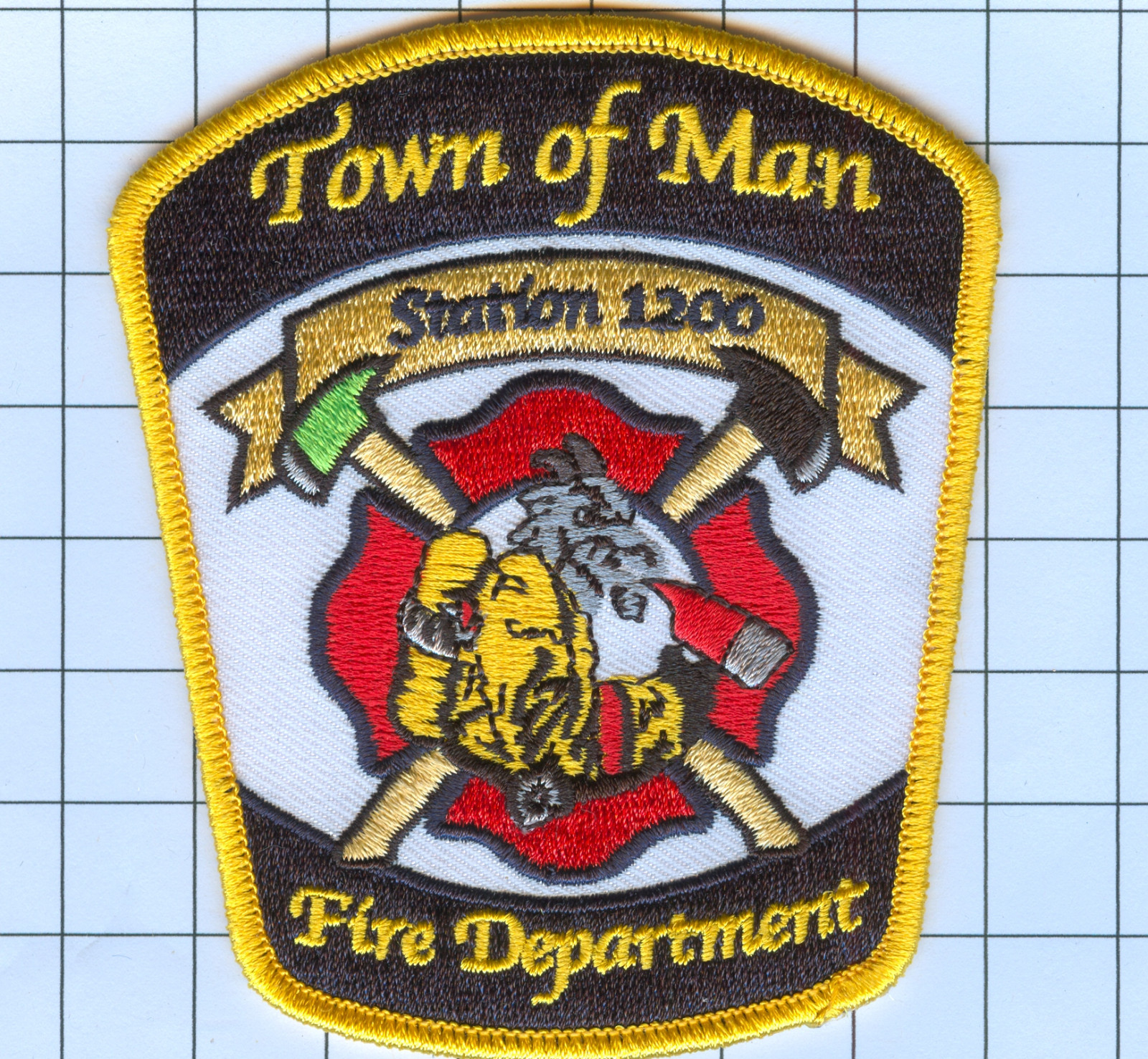 Fire Patch - TOWN OF MAN STATION 1200