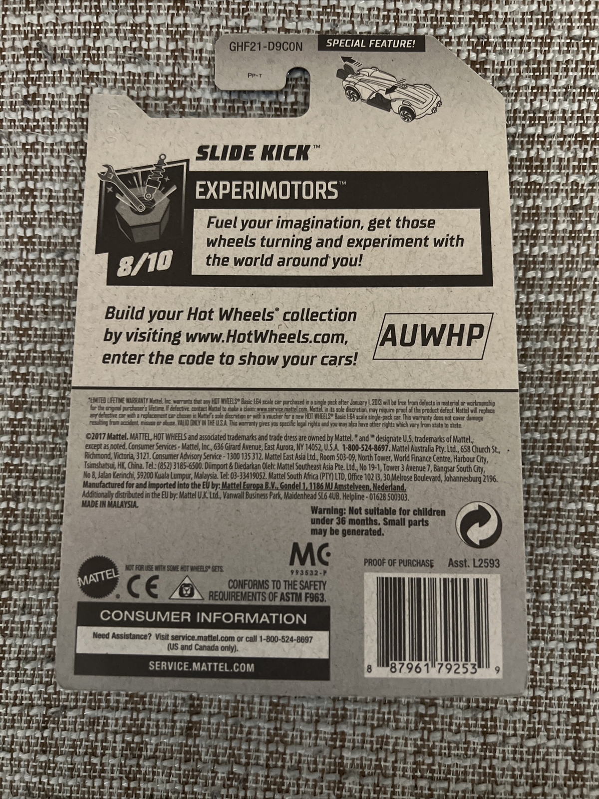 1 Hot Wheels 2020 HW Experimotors Purple Slide Kick