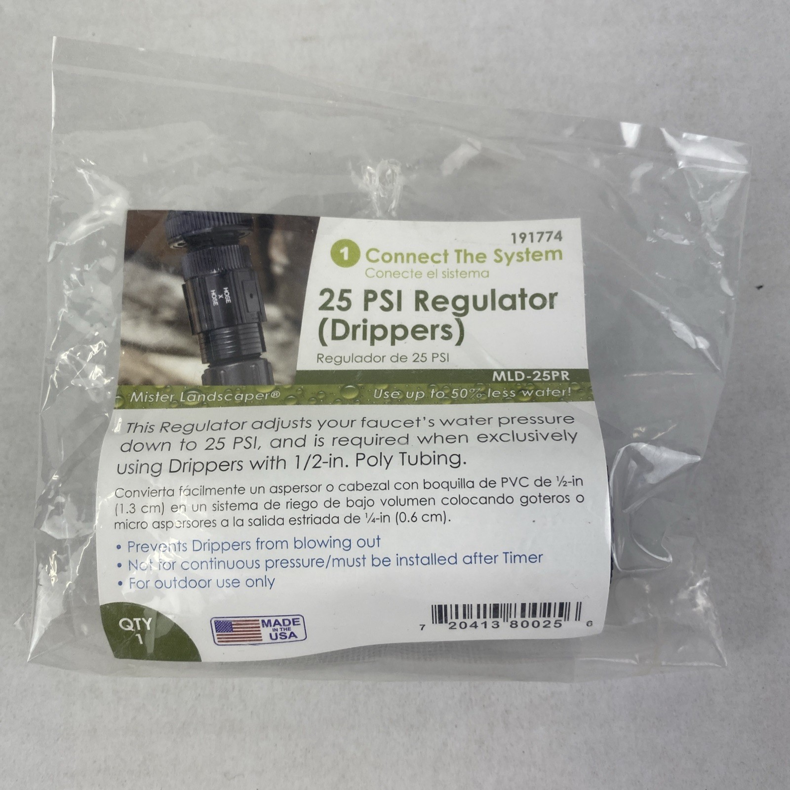Mister Landscaper 25 PSI Regulator (Drippers) MLD-25PR 191774