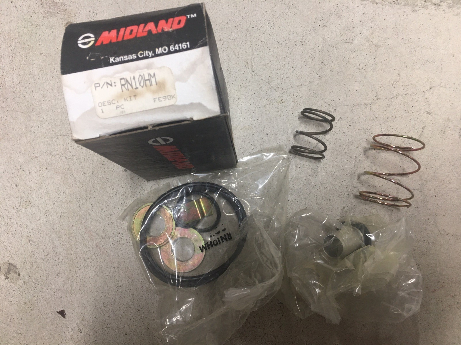 NEW SEALED! MIDLAND HALDEX RN10HM, RG2 AIR BRAKE RELAY VALVE REPAIR KIT, KN28510