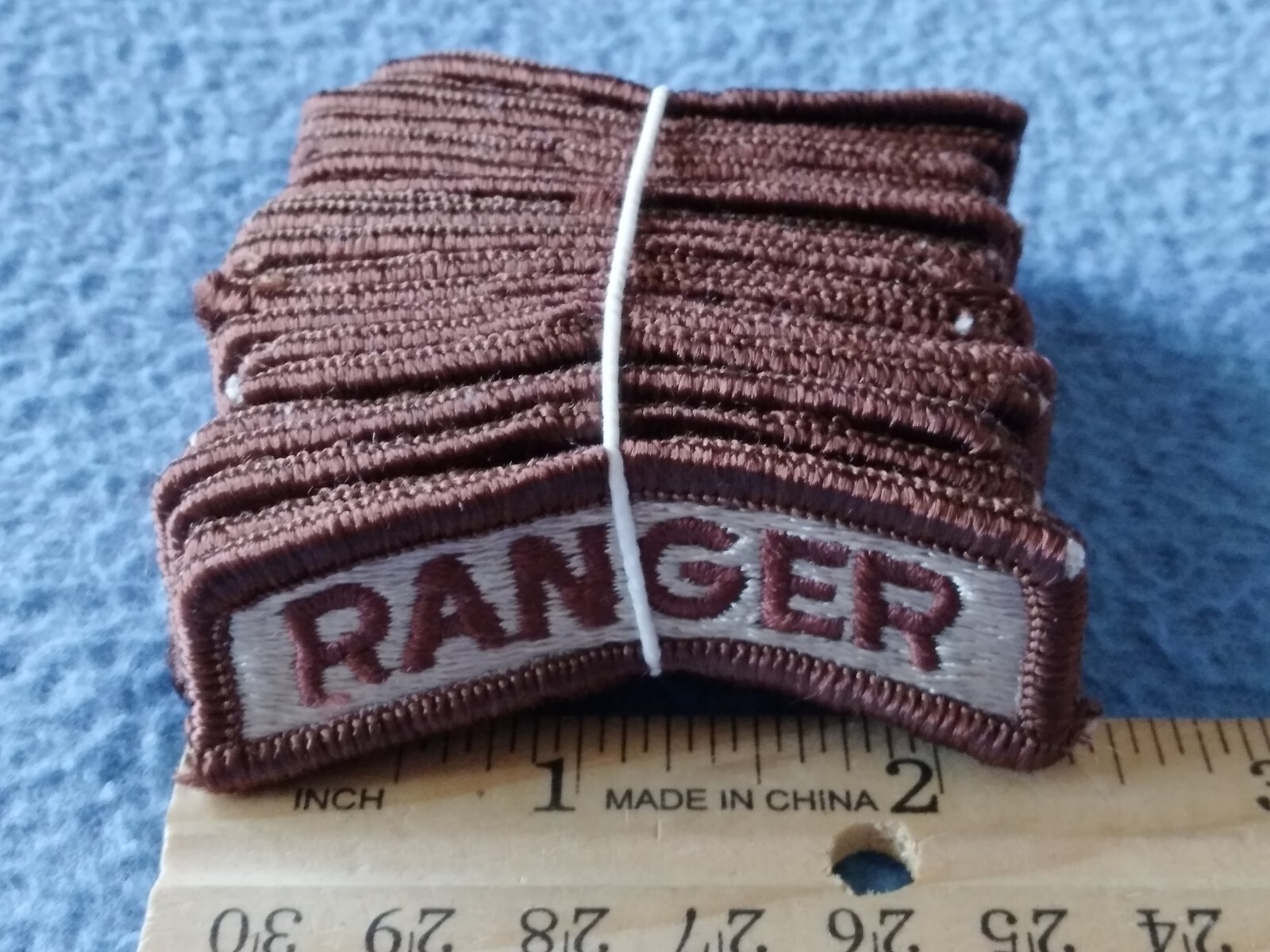 BUNDLE OF 20 - US ARMY DESERT BROWN SPICE RANGER TABS - NEW