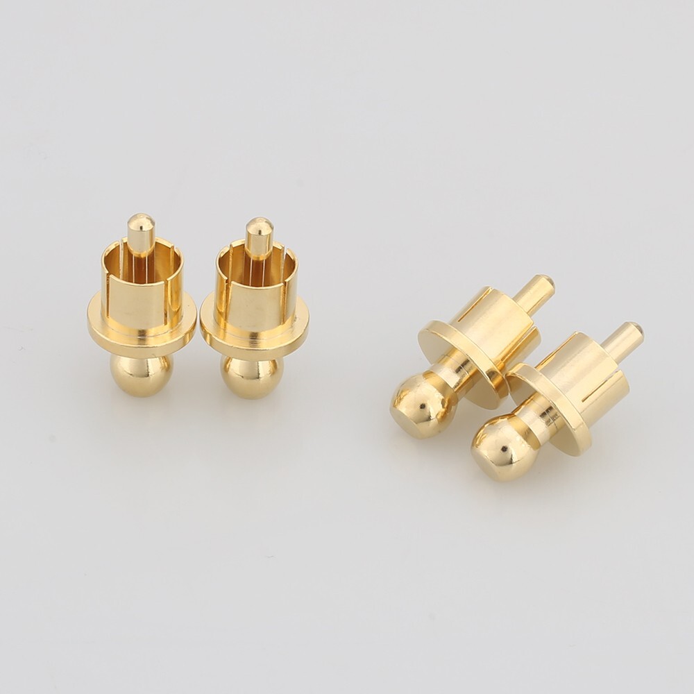 8Pcs Gold Plated Plug RCA Cap Short-Circuit Socket Phono Connector Protect Cover