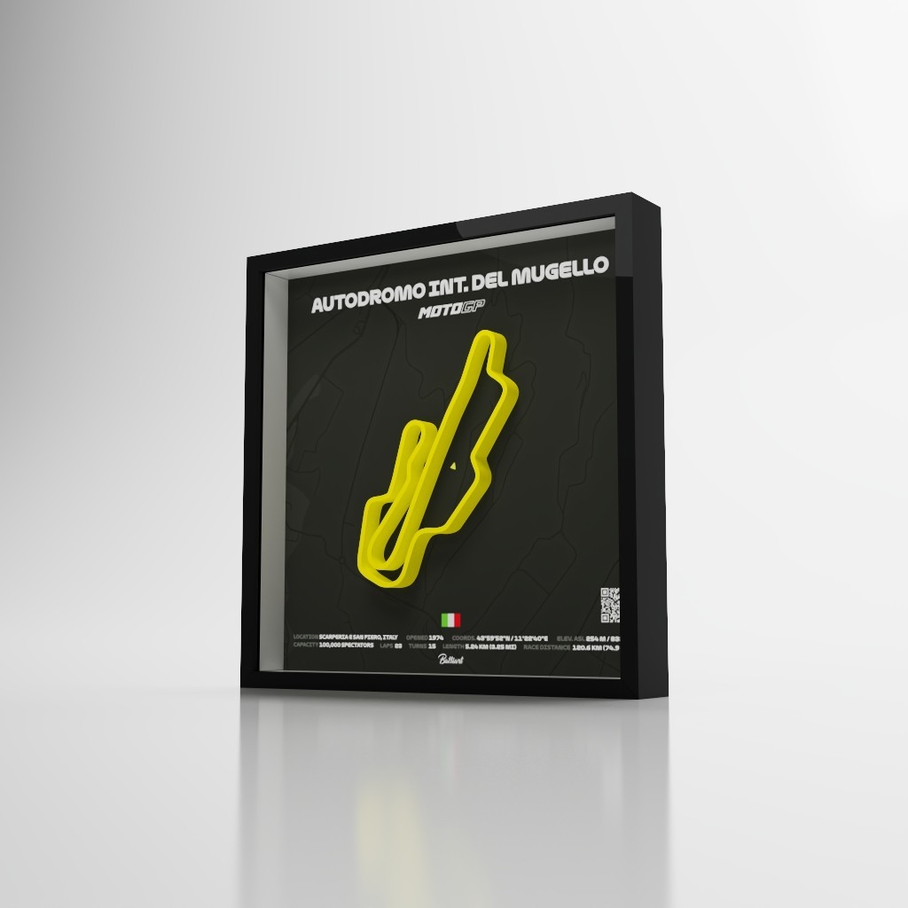 Mugello Circuit MotoGP Shadow Box