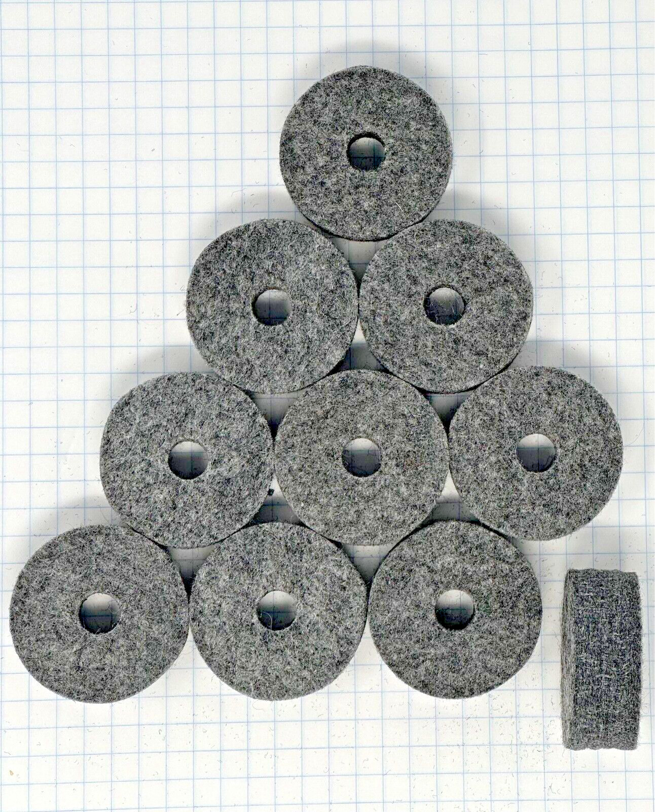 Cymbal Felts, 10 Pack