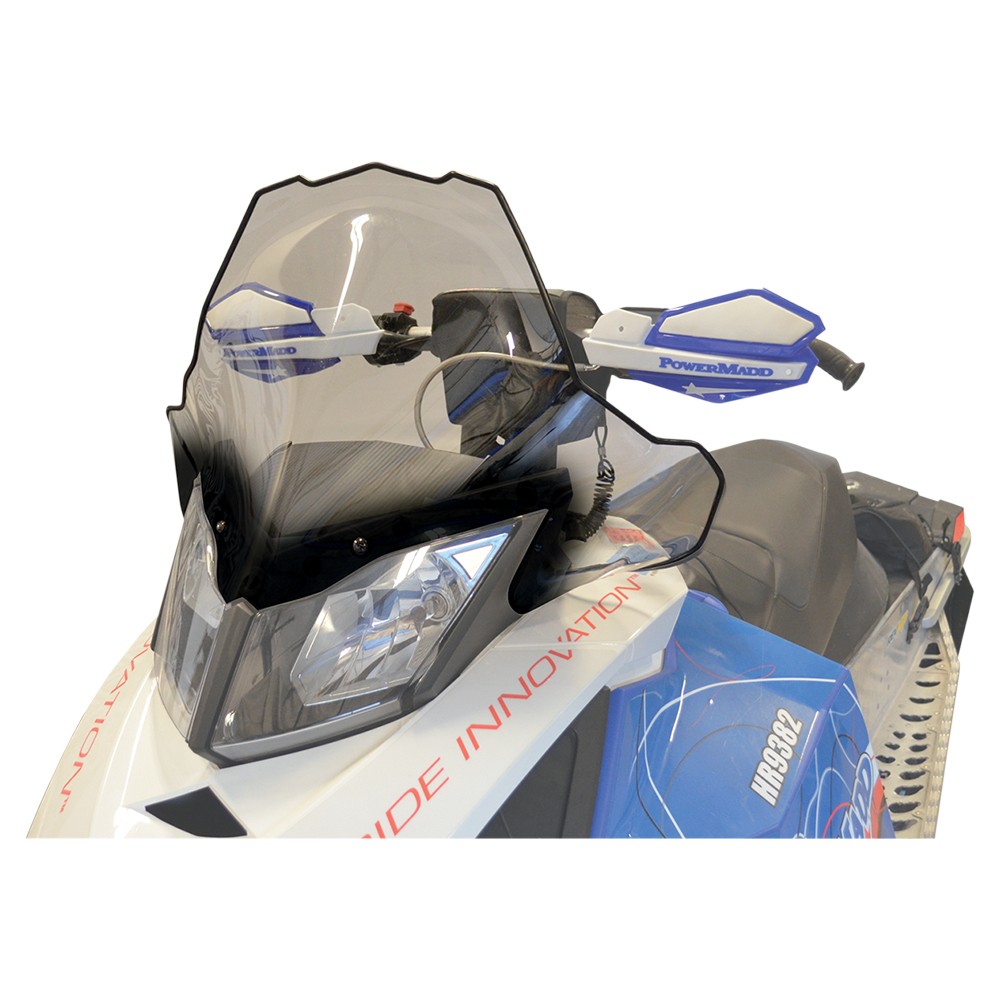 Powermadd Cobra Windshield-17.5in.-Clear with Black Fade for 2011-2014 Ski-Doo