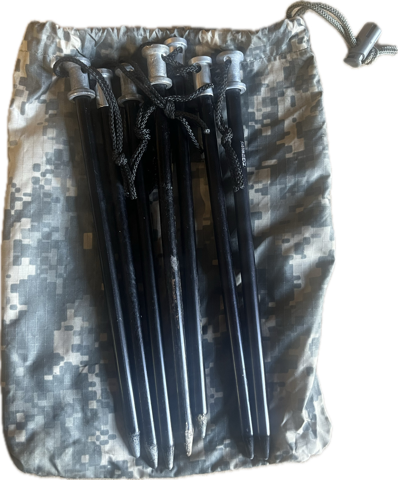USGI ICS 1 MAN TENT Replacement Spikes ACU Orc with Carry Bag