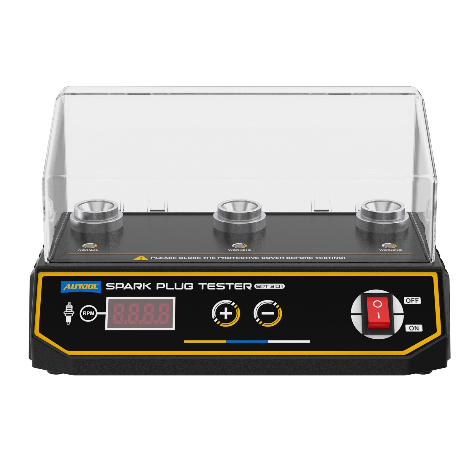 Car Spark Plug Tester Ignition System Analyzer Three Hole Diagnostic Test Tool