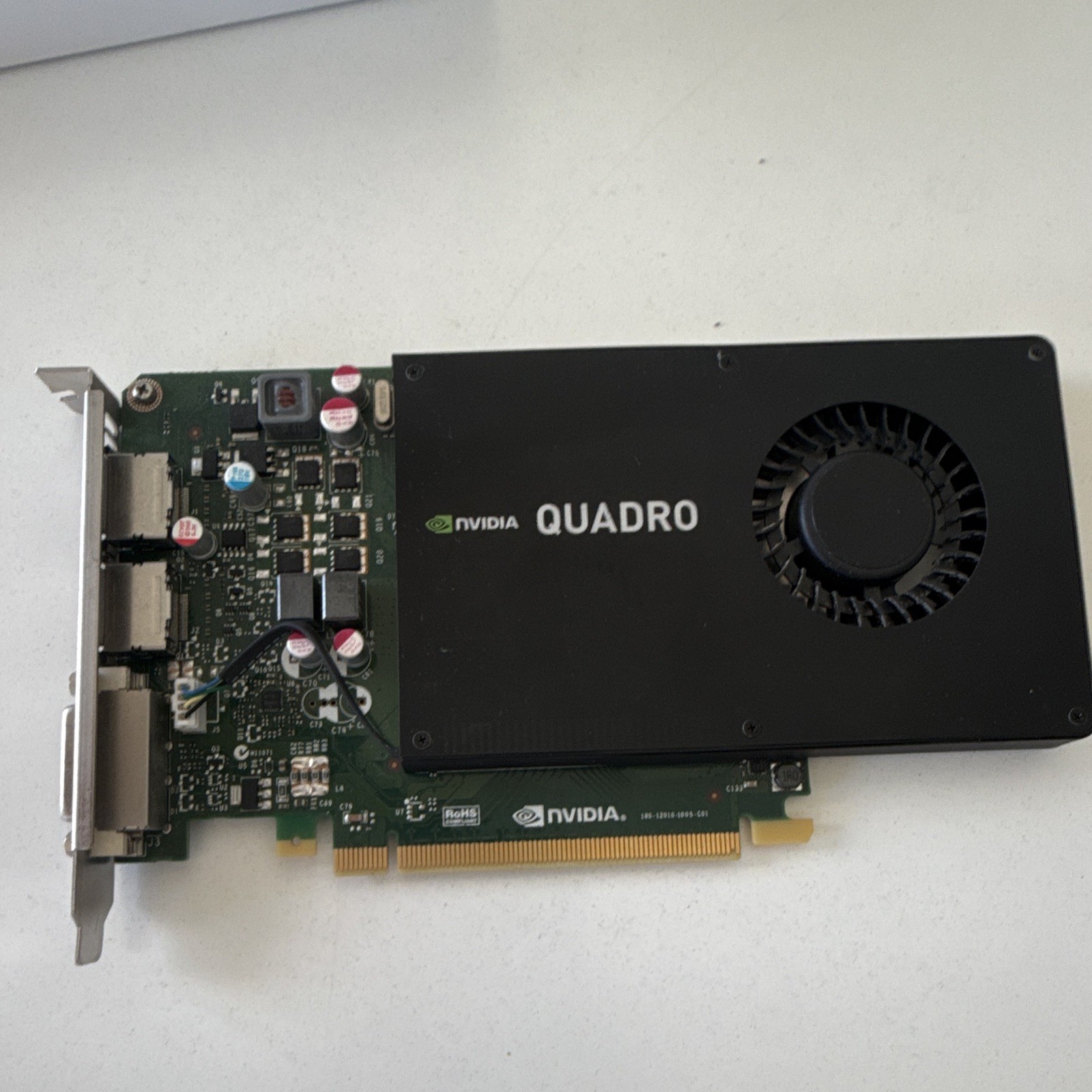 NVIDIA Quadro Graphics Card DisplayPort DVI PCIe x16 Fan Heatsink