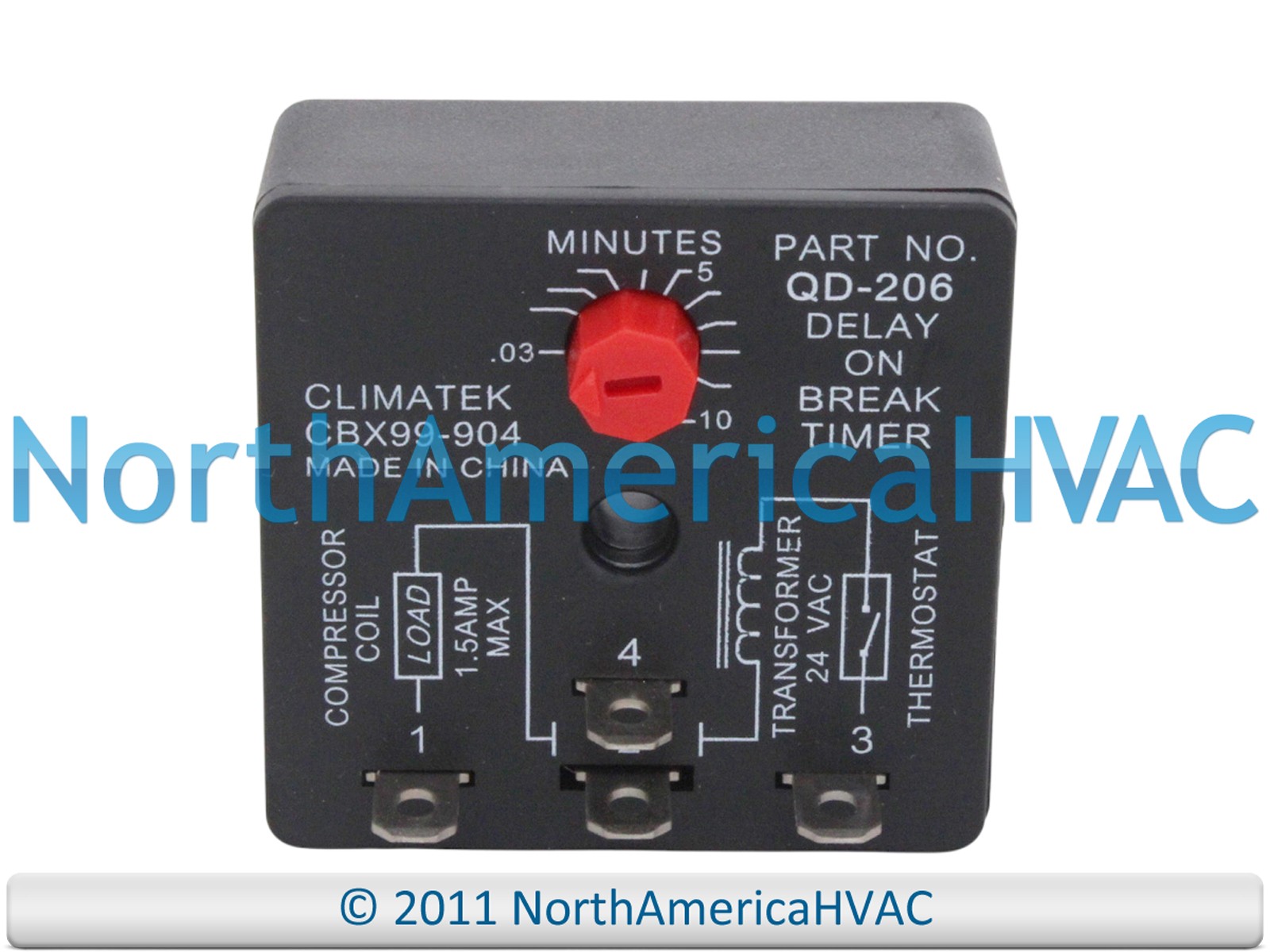 ClimaTek Delay on Breaker Timer Replaces Climatek QD-206 QD206