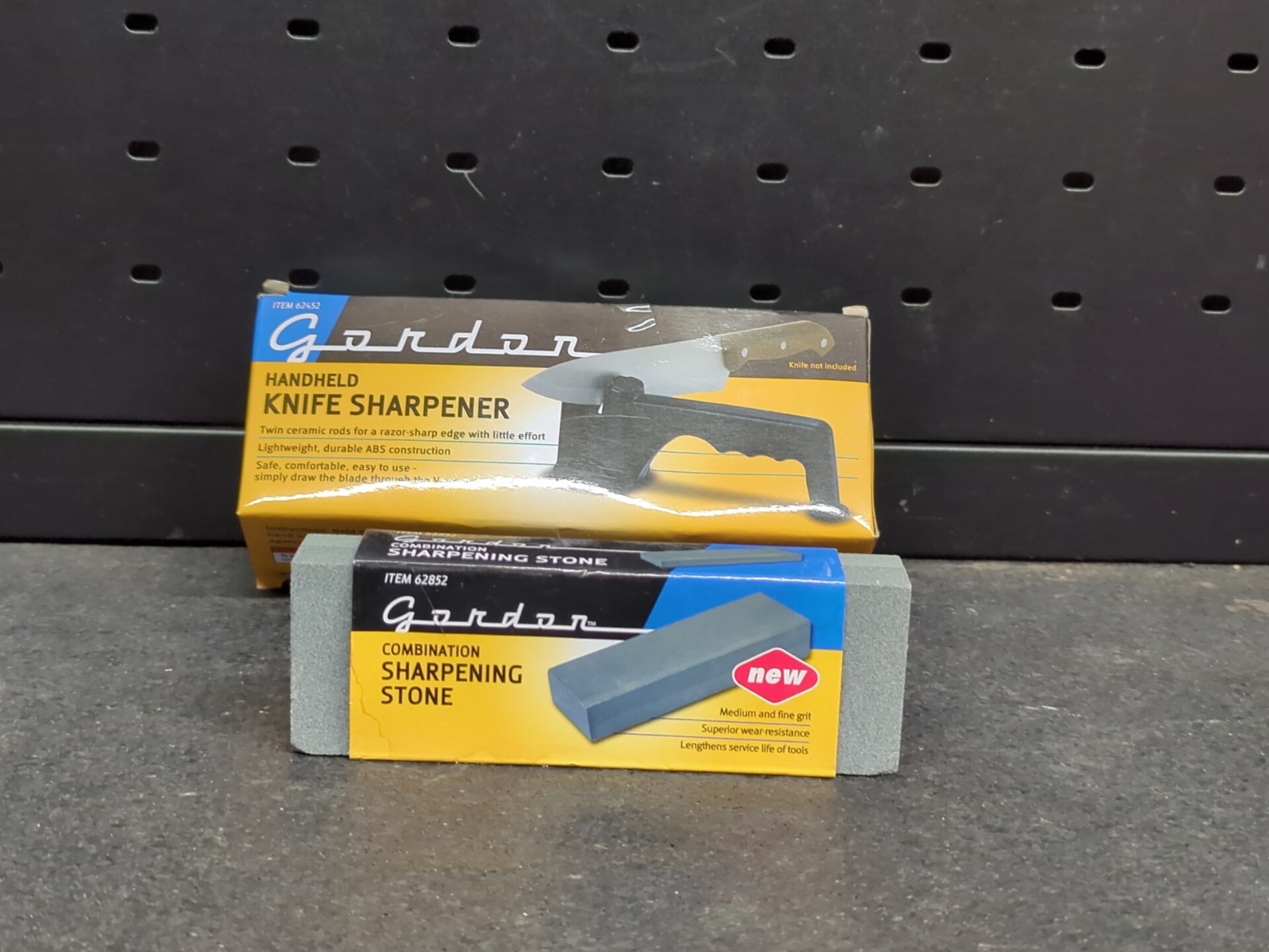 Knife Sharpener Handheld Ceramic ~ And Stone~.