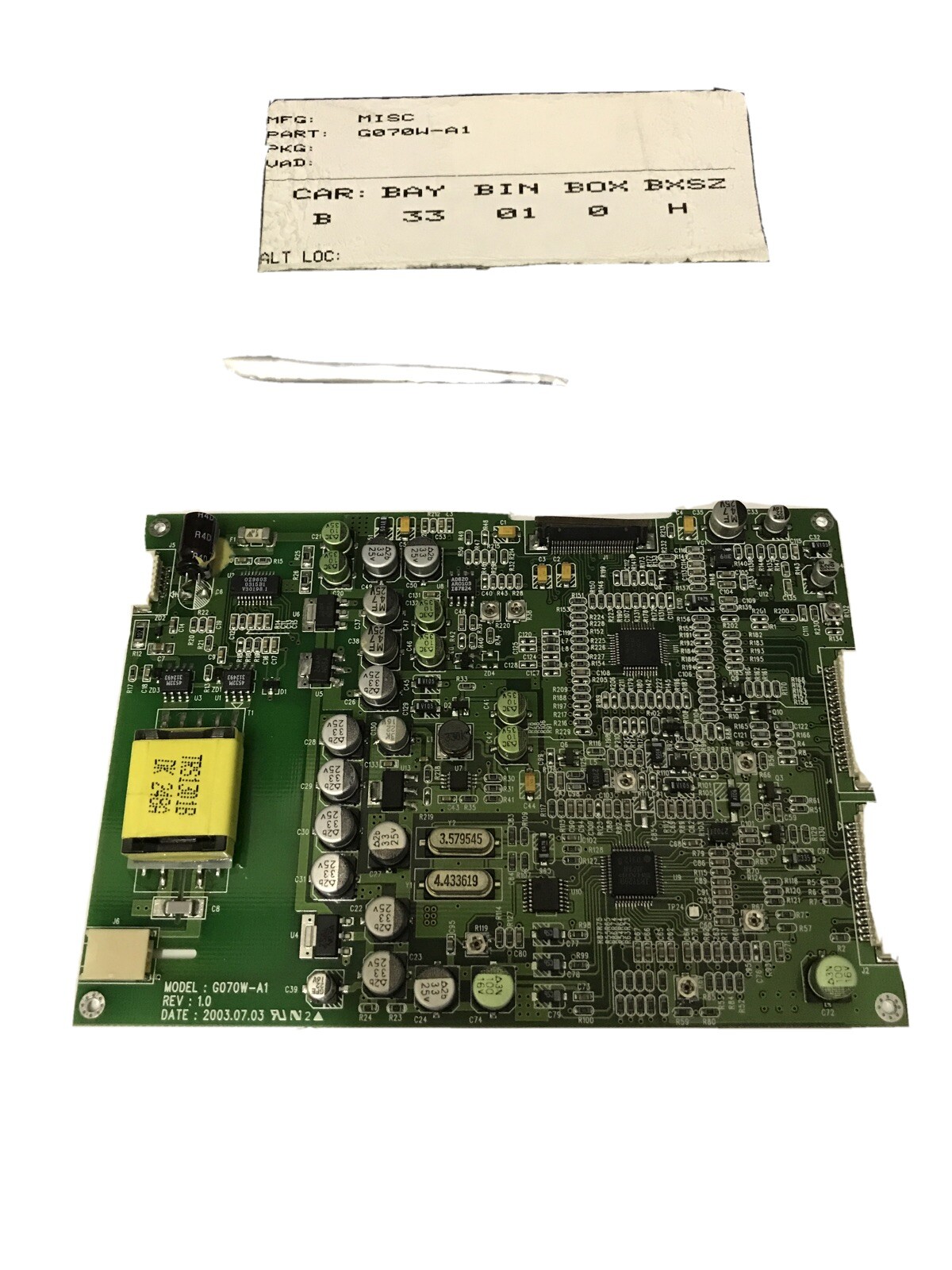 Sunfire Display TFT LCD Module 7”. New . US Seller. G070W-A1