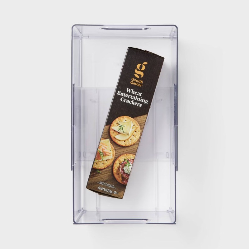 Plastic Expandable Deep Pantry Bin