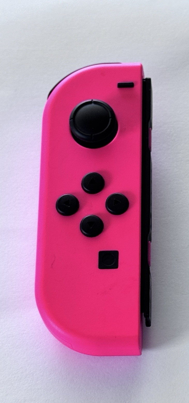 Genuine Nintendo Switch Left (L) Joy-Con Neon Pink OEM Joy-Con Tested HAC-015