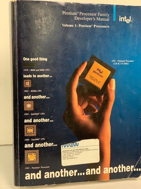PENTIUM PROCESSORS FAMILY DEVELOPERS MANUAL 1995 (VOL 1: PENTIUM PROCESSORS)