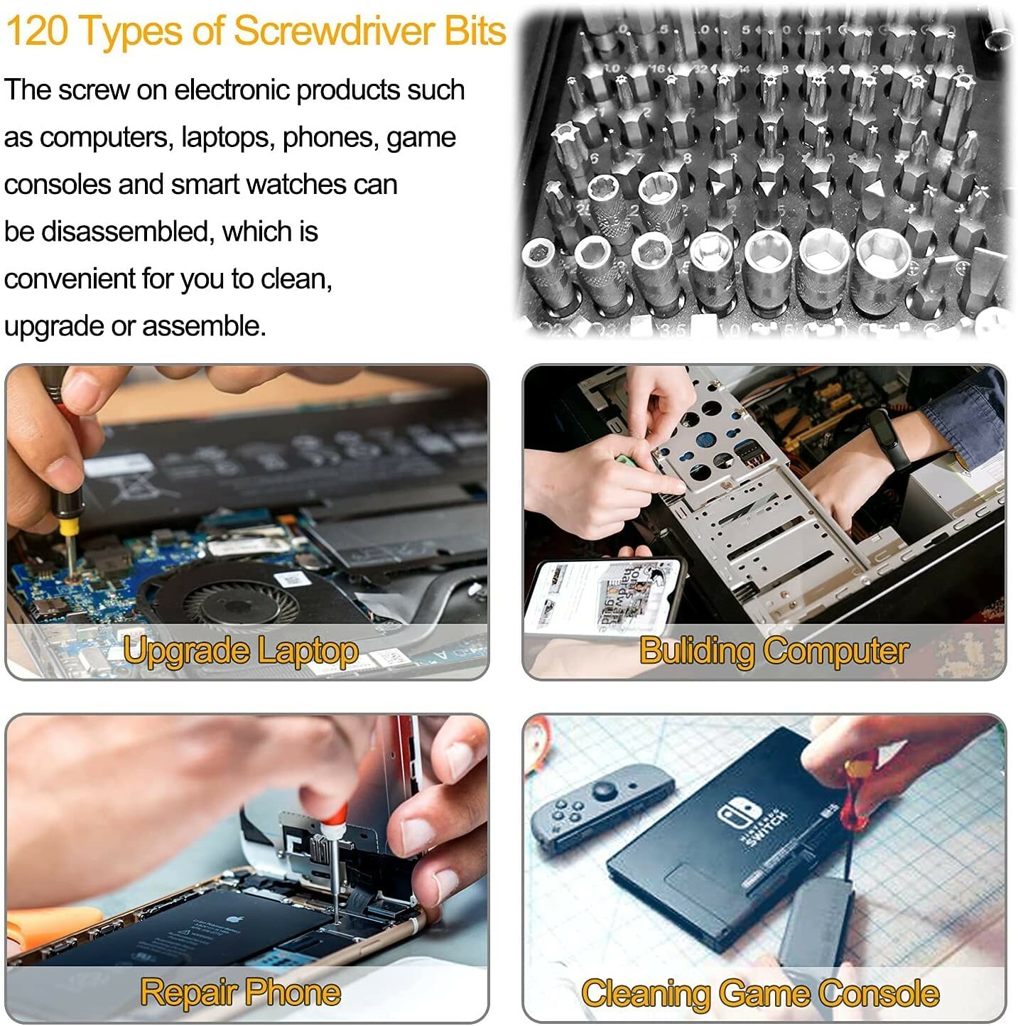 Professional Repair Tool Kit For iPhone Laptop Cell Phone Computer Electronic PC