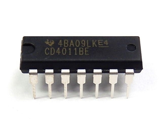 10PCS CD4011BE CD4011 CMOS Quad 2-Input NAND Gate - New IC