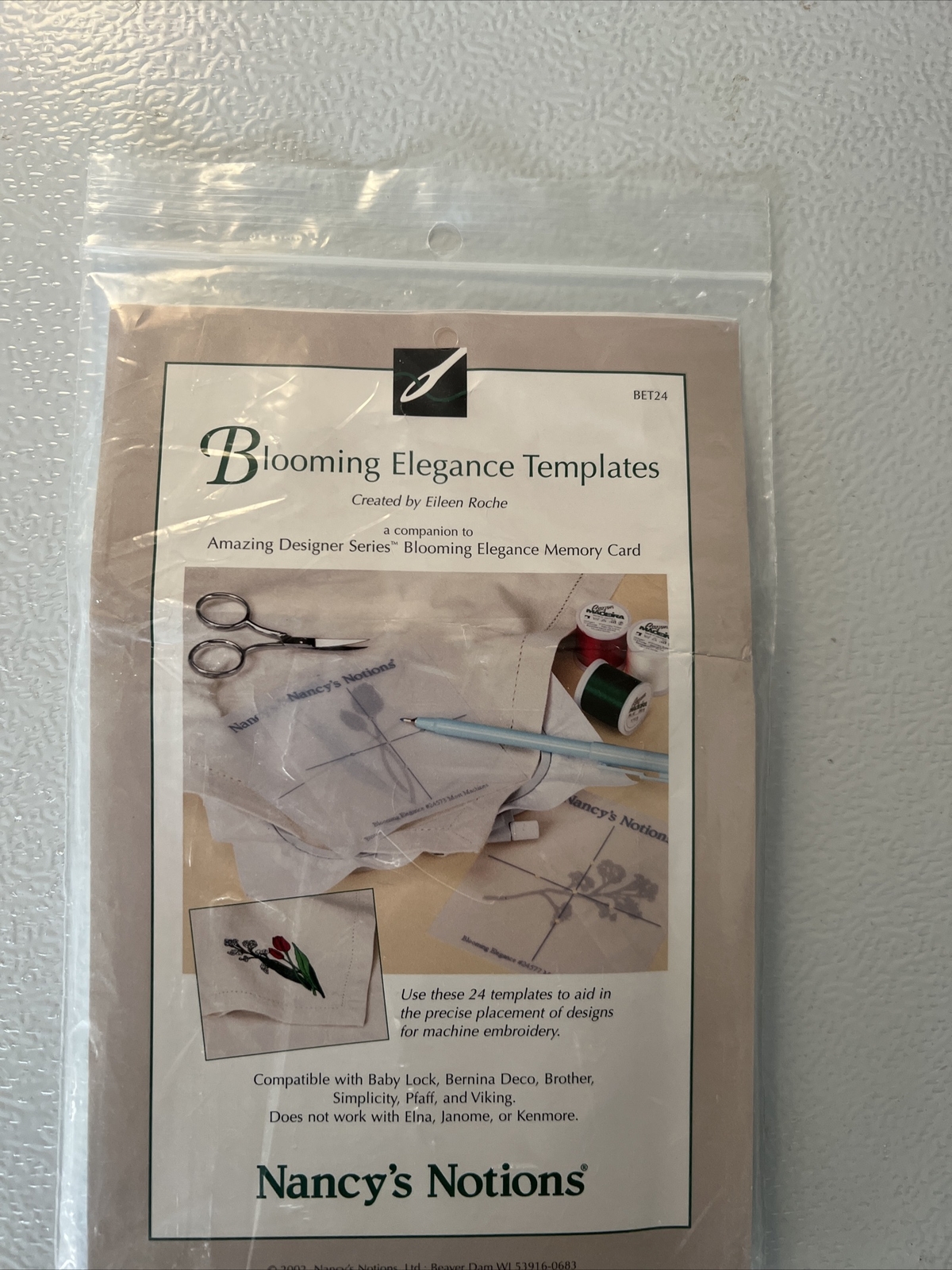 Blooming Elegance Templates by Nancy's Notions