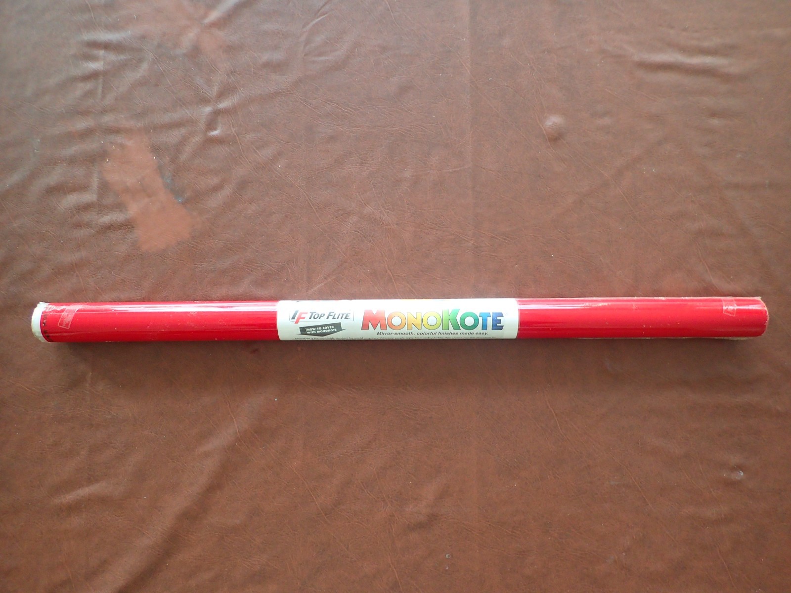 MonoKote - Dark Red - TOPQ0218 - Model Airplane Film Covering - *NOS*