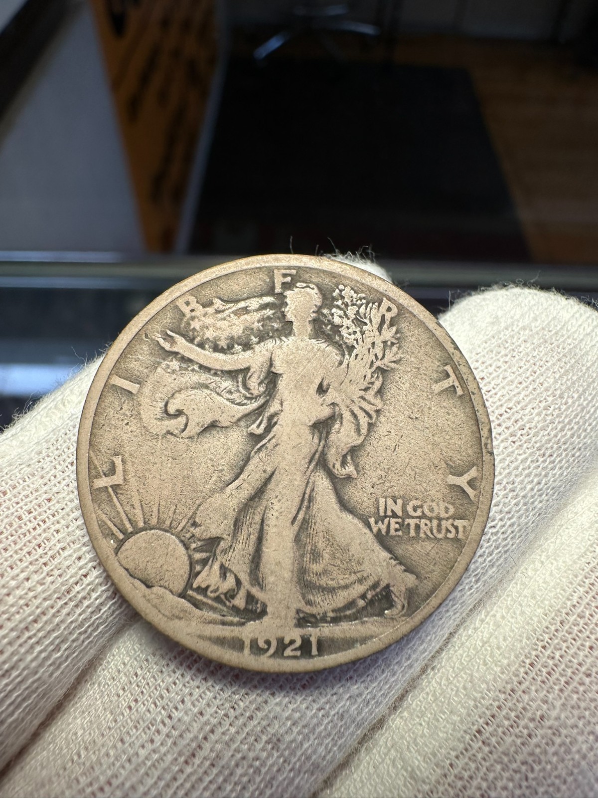 1921 Walking Liberty Half Dollar VG