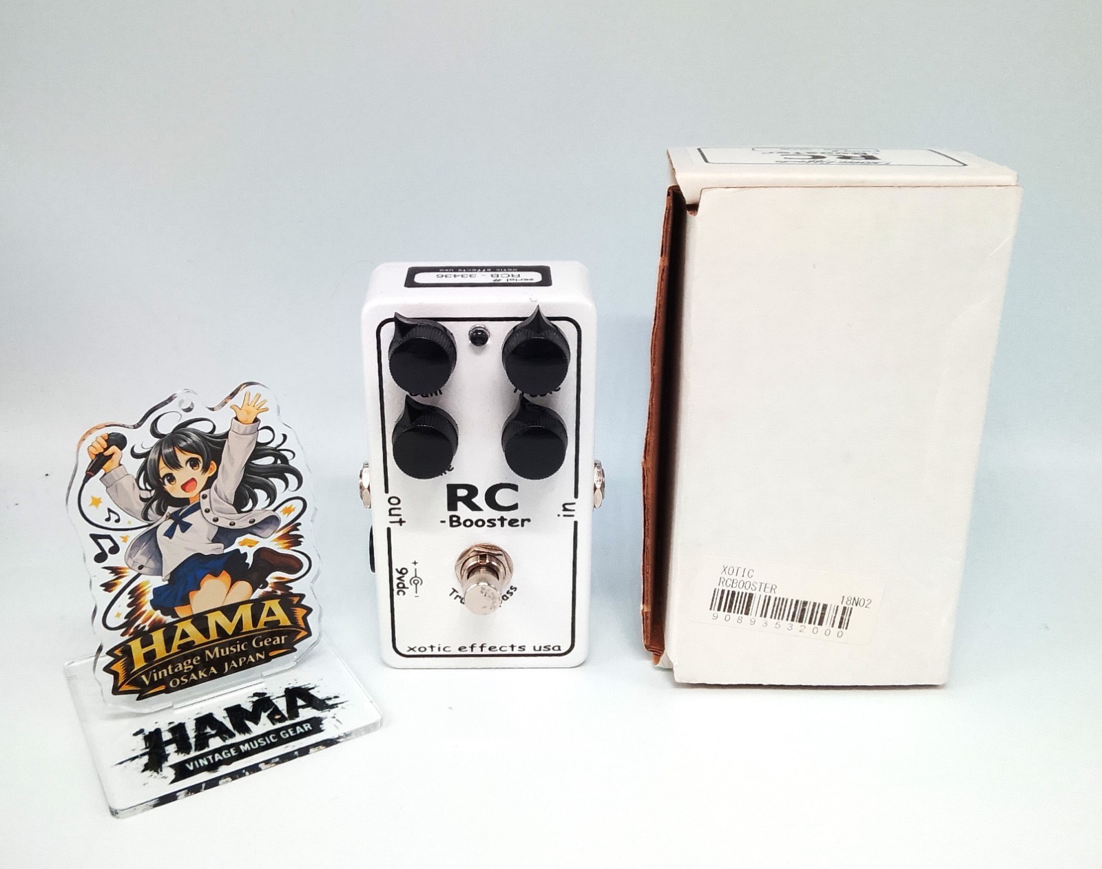 Xotic RC Booster Clean Boost Overdrive Guitar Effects Pedal Cleaned Tested USED