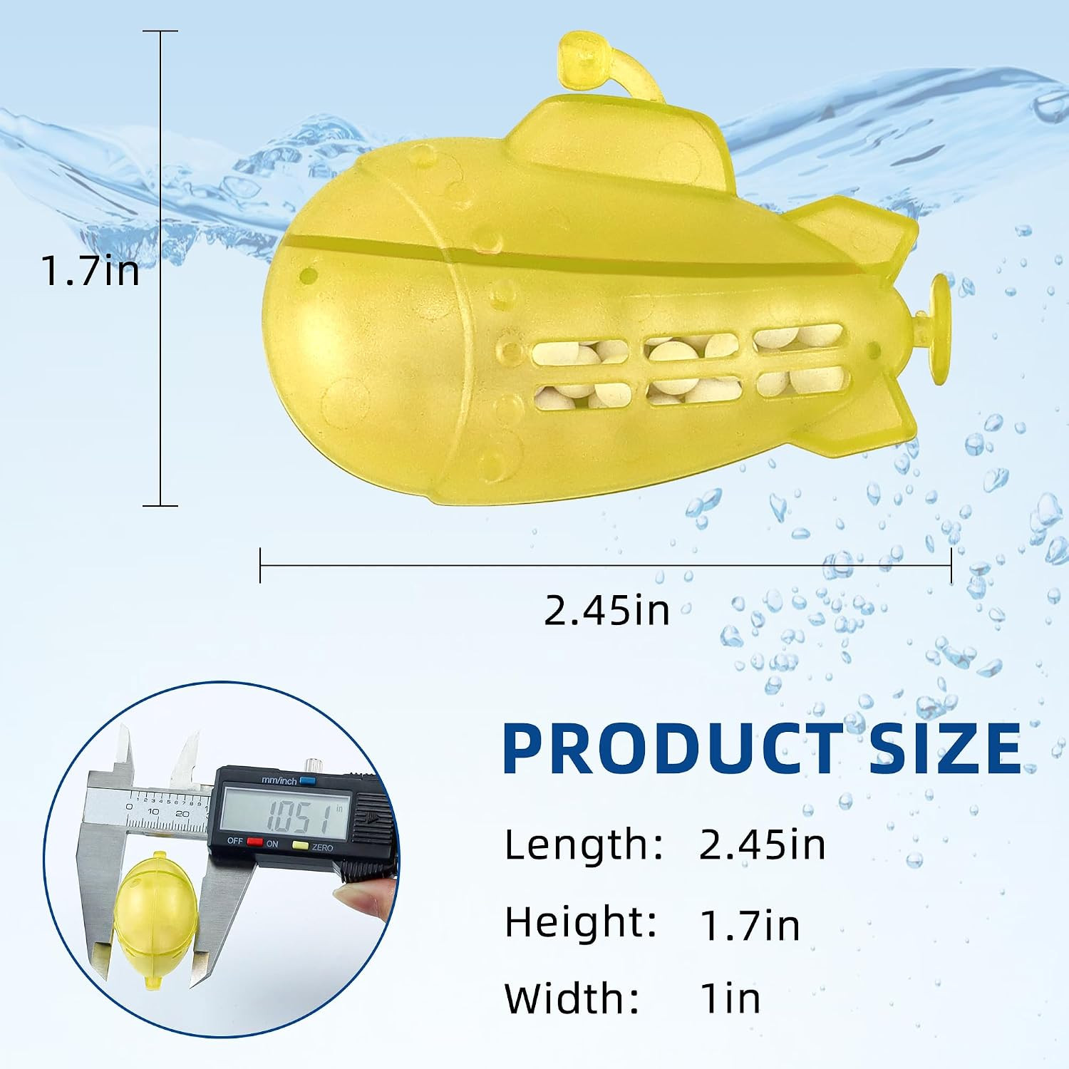 Humidifier Tank Cleaner Small Submarine 6 Pcs for Most Humidifier and Fish Tank