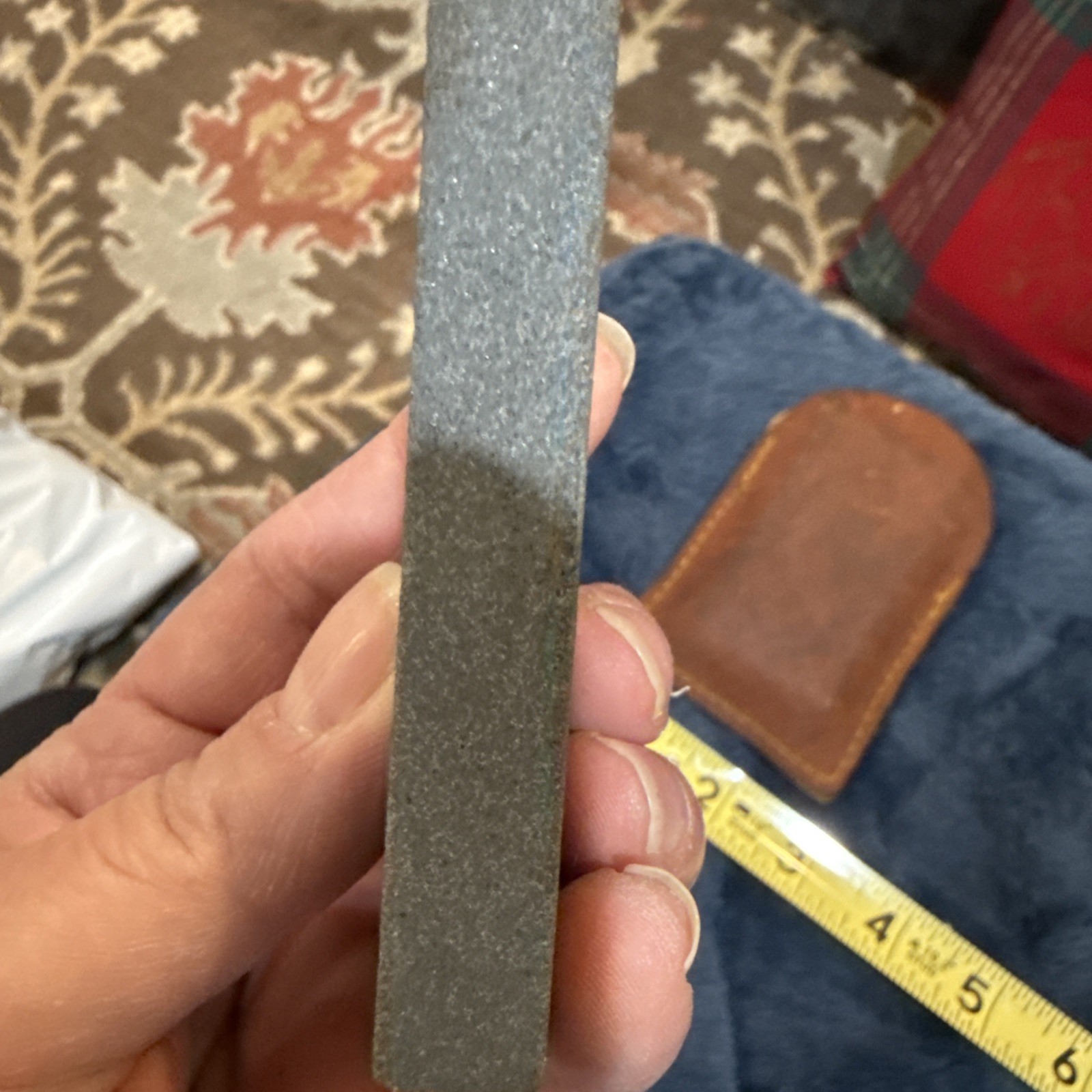 Vintage Boy Scouts of America Sharpening Stone With Leather Case Hone For Knife