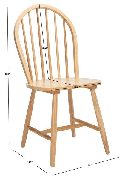 Safavieh CAMDEN SPINDLE DINING CHAIR, Reduced Price 2172761575 DCH8501D-SET2