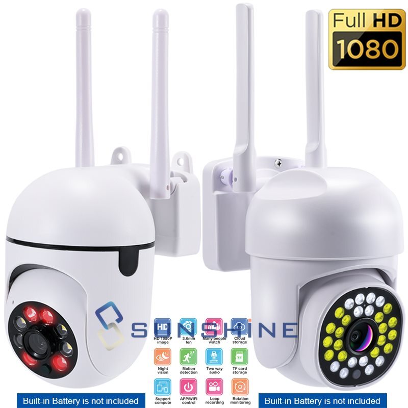 HD 1080P Wifi Camaras De Seguridad para Exterior Inalambrica Con Vision Nocturna