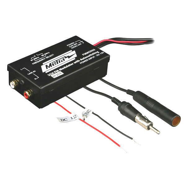 FM Stereo Modulator MP3 / DVD / Sirius / XM / VCR and TV Car Adapter Audio Sound