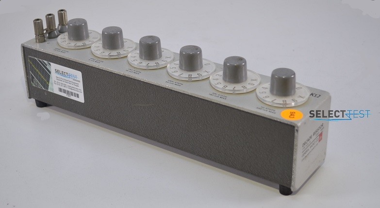 GENRAD (GENERAL RADIO) 1434-B 1,111,110 Ω 6 DIAL DECADE RESISTOR