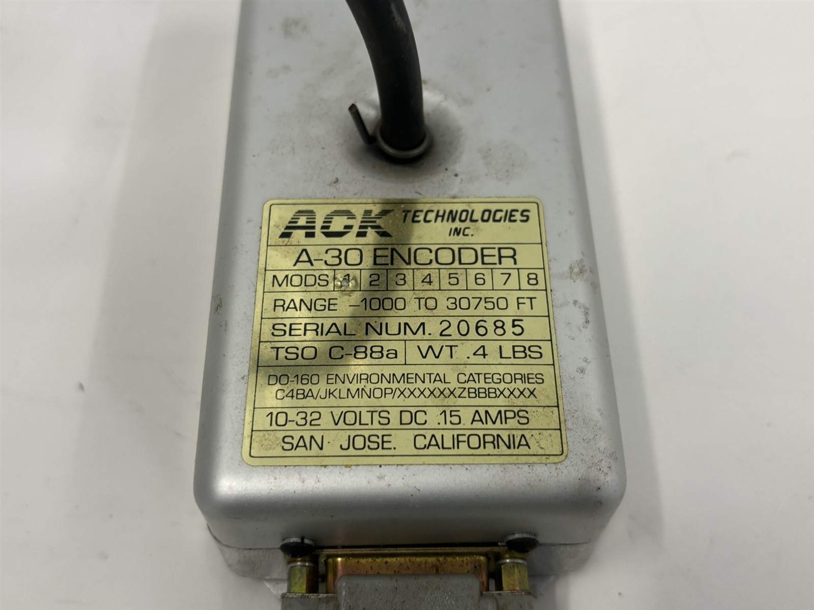 1956 Cessna 172 ACK Tech A-30 Encoder